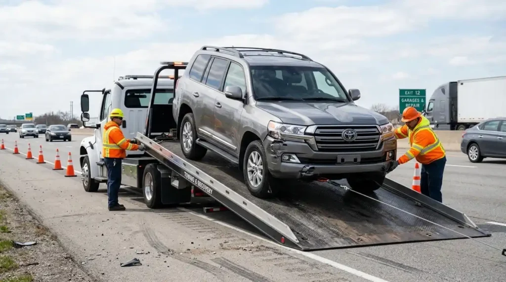 Towing service dubai